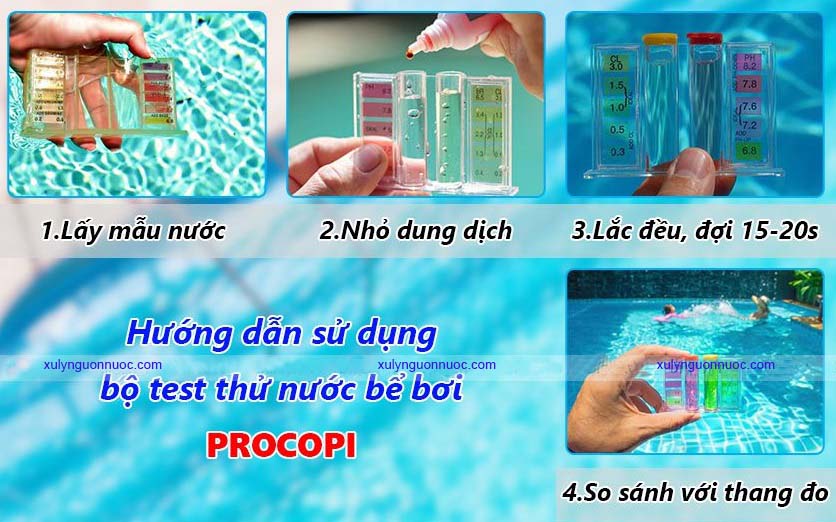quy trình xủ lý nước bể bơi tại ninh bình