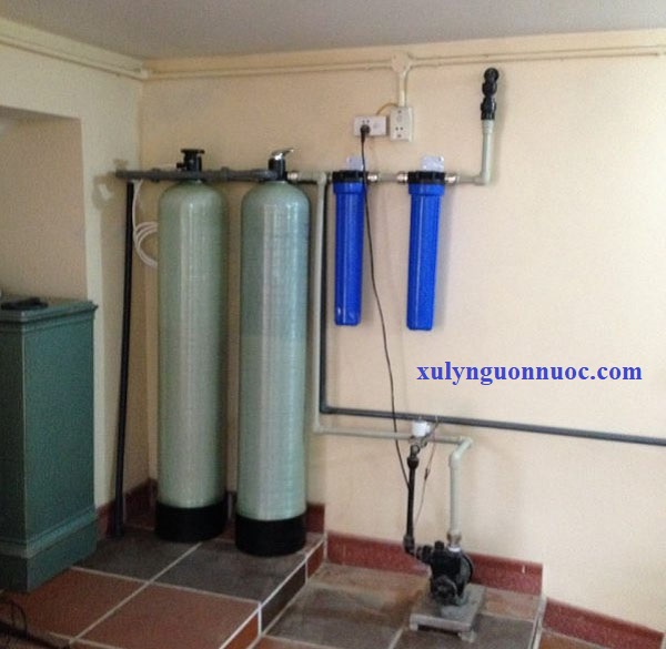 hệ thống thiết bị lọc nước giếng khoan hộ gia đình