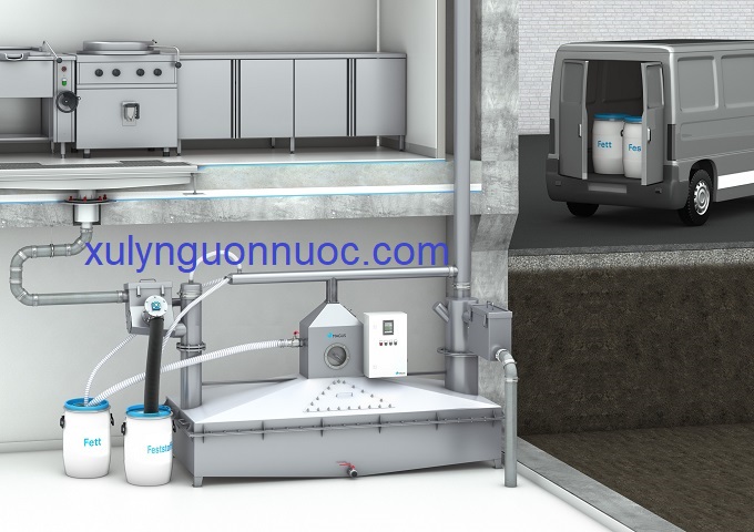 hệ thống tách dầu mỡ tại thanh hóa