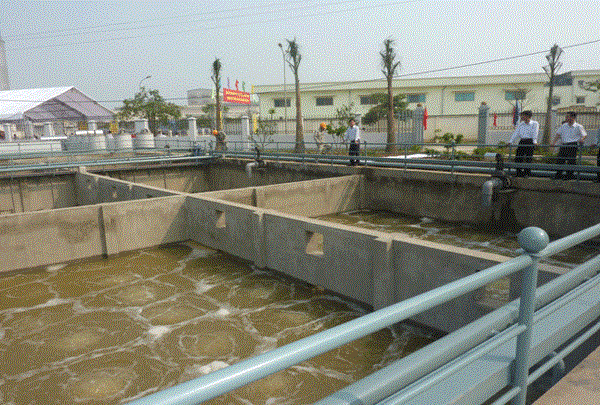 Công trình xử lý nước thải chế biến gỗ